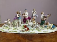 a porcelain Volkstedt group
