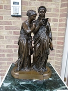 Bronze patinated sculpture by L.Gregoire