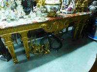 gilded console
