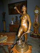 large bronze sculpture by Falguiere