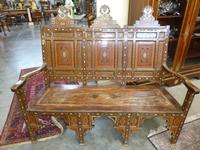 a Ottoman inlay bench