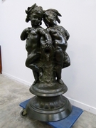 Sculpture of 2 children